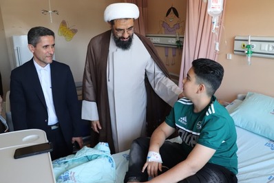 مدیرکل تبلیغات اسلامی همدان از بیمارستان کودکان بازدید کرد