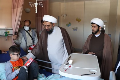 مدیرکل تبلیغات اسلامی همدان از بیمارستان کودکان بازدید کرد