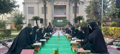 مراسم جزء خوانی قرآن کریم در استان گلستان