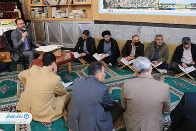 مراسم جز خوانی  قرآن کریم در مسجد امام حسین (ع) کوی طهماسبی گرگان
