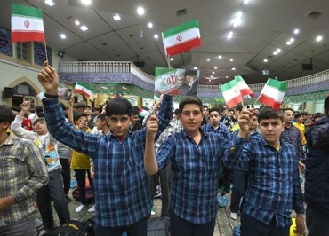 جشن تکلیف پسران دانش آموزان در همدان