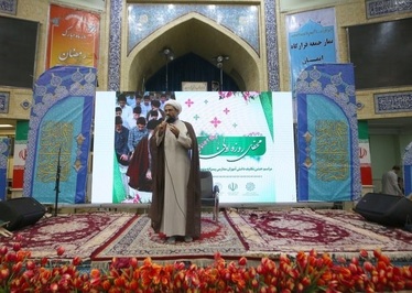 جشن تکلیف پسران دانش آموزان در همدان