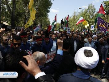تجمع مردمی "حماسه وعده صادق" در گرگان برگزار شد