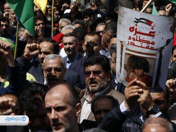 تجمع مردمی "حماسه وعده صادق" در گرگان برگزار شد