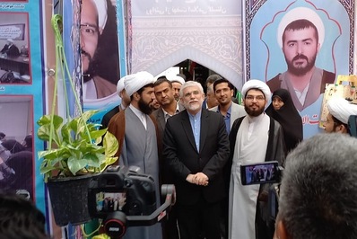 افتتاح نمایشگاه «تبلیغ گفتمان ساز» در گلستان