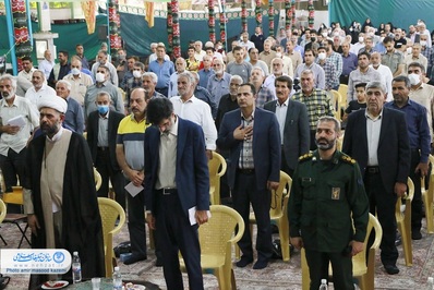 گردهمایی و همایش هیئات مذهبی در گلستان شهدای اصفهان