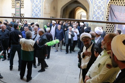 مراسم بزرگداشت ارتحال عالم ربانی حضرت آیت الله محمدعلی ناصری دولت آبادی در مسجد جامع اصفهان