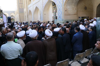 مراسم بزرگداشت ارتحال عالم ربانی حضرت آیت الله محمدعلی ناصری دولت آبادی در مسجد جامع اصفهان