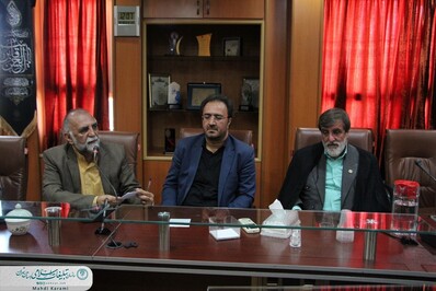 دیدار اعضای کانون مداحان استان تهران با حجت‌الاسلام زهرایی