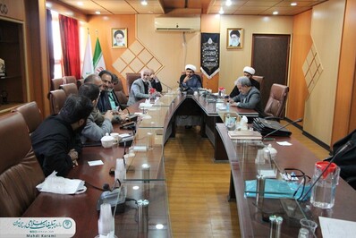 دیدار اعضای کانون مداحان استان تهران با حجت‌الاسلام زهرایی