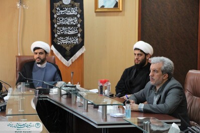 دیدار اعضای کانون مداحان استان تهران با حجت‌الاسلام زهرایی
