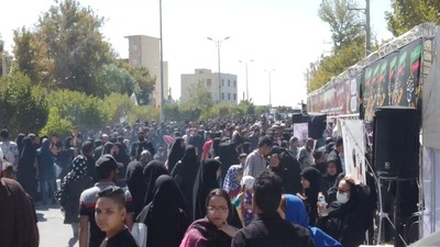 مراسم پیاده روی جاماندگان اربعین حسینی در اسلامشهر