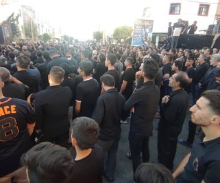 پیاده روی دلدادگان اربعین در شهرستان رباط کریم