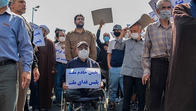 راهپیمایی مردم شهیدپرور اصفهان در محکومیت اقدامات هنجارشکنانه اغتشاشگران