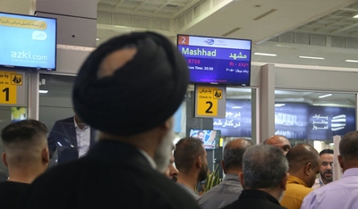 بدرقه موکب داران عراقی در اهواز برگزار شد/گزارش تصویری