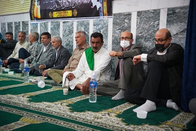 مراسم ختم همسرحجت الاسلام حریزاوی در اهواز برگزار شد