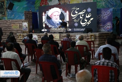 مراسم چهلمین روز درگذشت آیت الله ناصری (رحمت الله علیه) در گلستان شهدای اصفهان برگزار شد.