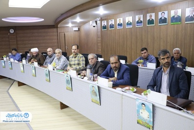 حضور مدیر کل تبلیغات اسلامی استان به همراه مسئولین تشکل‌های دینی در فرماندهی نیروی انتظامی