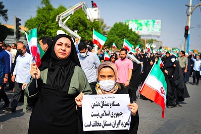 خروش خوزستان در محکومیت جنایت تروریستی شاهچراغ