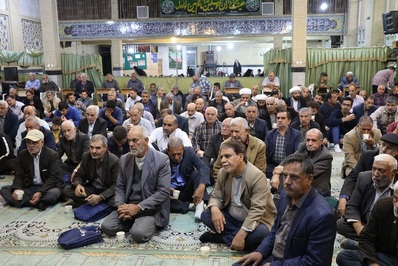 مراسم بزرگداشت شهدای حادثه تروریستی و غمبار حرم حضرت احمد بن موسی (ع) برگزار شد