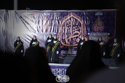 مراسم تشییع دو شهید گمنام در اجتماع «بصیرت فاطمی» اهواز برگزار شد