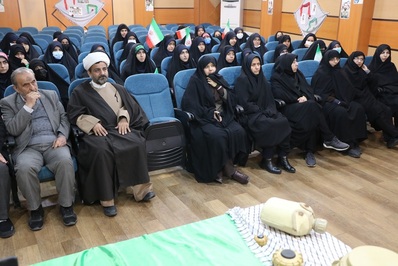 مراسم جشن با حضور و سخنرانی مدیر کل تبلیغات اسلامی اصفهان برگزار شد
