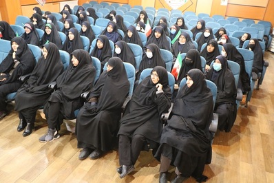 مراسم جشن با حضور و سخنرانی مدیر کل تبلیغات اسلامی اصفهان برگزار شد