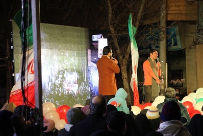 پویش پرچم افتخار در جشن بزرگ ملت برگزار شد