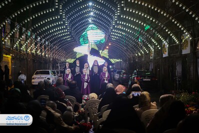 حضور حجت‌الاسلام قمی در جشن مردمی نیمه شعبان