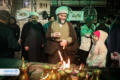 حضور حجت‌الاسلام قمی در جشن مردمی نیمه شعبان