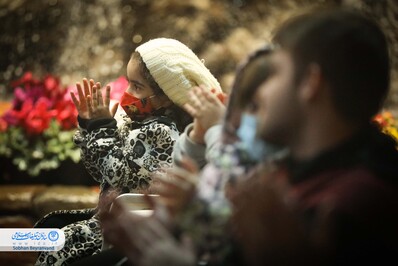 حضور حجت‌الاسلام قمی در جشن مردمی نیمه شعبان