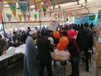 موکب پذیرایی از منتظران حضرت ولیعصر(عج) با عنوان لبخند کوثر برپاشد