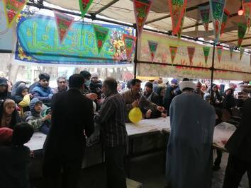 موکب پذیرایی از منتظران حضرت ولیعصر(عج) با عنوان لبخند کوثر برپاشد