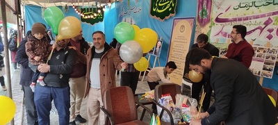 موکب پذیرایی از منتظران حضرت ولیعصر(عج) با عنوان لبخند کوثر برپاشد
