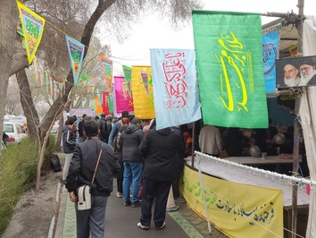 موکب پذیرایی از منتظران حضرت ولیعصر(عج) با عنوان لبخند کوثر برپاشد