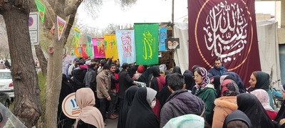 موکب پذیرایی از منتظران حضرت ولیعصر(عج) با عنوان لبخند کوثر برپاشد
