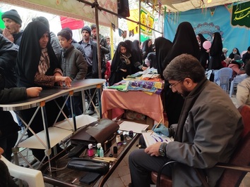 موکب پذیرایی از منتظران حضرت ولیعصر(عج) با عنوان لبخند کوثر برپاشد