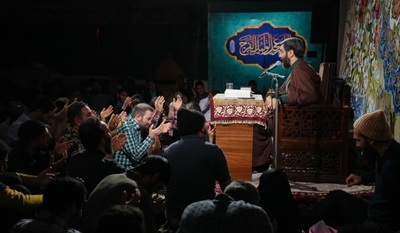 برگزاری مناجات شعبانیه هیئت فدائیان حسین اصفهان