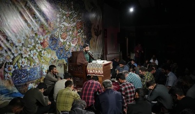 برگزاری مناجات شعبانیه هیئت فدائیان حسین اصفهان