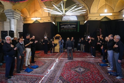 مراسم و قافله عزاداران امام جعفر صادق (ع) برگزار شد