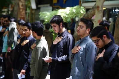 مراسم و قافله عزاداران امام جعفر صادق (ع) برگزار شد