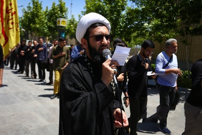 مراسم و قافله عزاداری عزاداران امام جعفر صادق (ع) برگزار شد