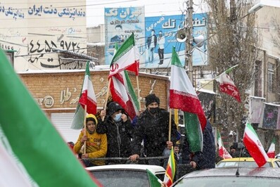 راهپیمایی ۲۲ بهمن در اردبیل به روایت تصویر