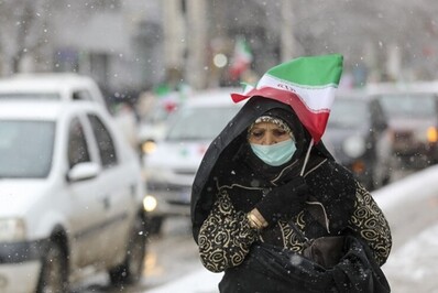 راهپیمایی ۲۲ بهمن در اردبیل به روایت تصویر