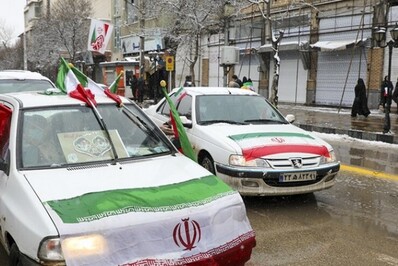 راهپیمایی ۲۲ بهمن در اردبیل به روایت تصویر