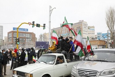 راهپیمایی ۲۲ بهمن در اردبیل به روایت تصویر