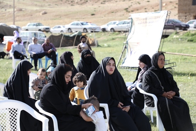 آیین افتتاحیه قرارگاه عملیاتی فصل استقبال٢ در منطقه عشایری