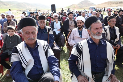 آیین افتتاحیه قرارگاه عملیاتی فصل استقبال٢ در منطقه عشایری