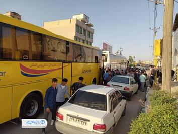 مشهد مقدس میزبان بچه های مسجدی رامشیر