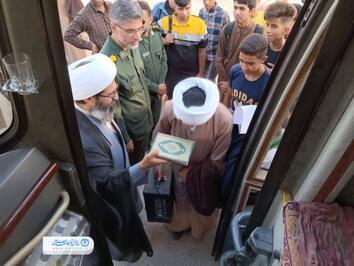 مشهد مقدس میزبان بچه های مسجدی رامشیر